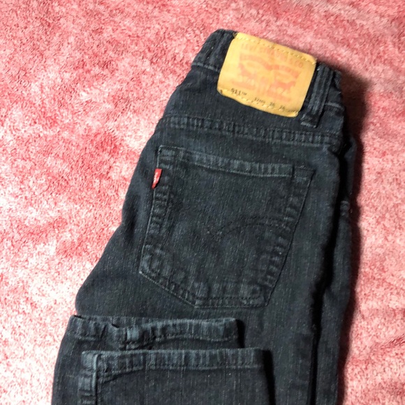 Levis Kids Jeans black 505 size 26/26 - Picture 1 of 6